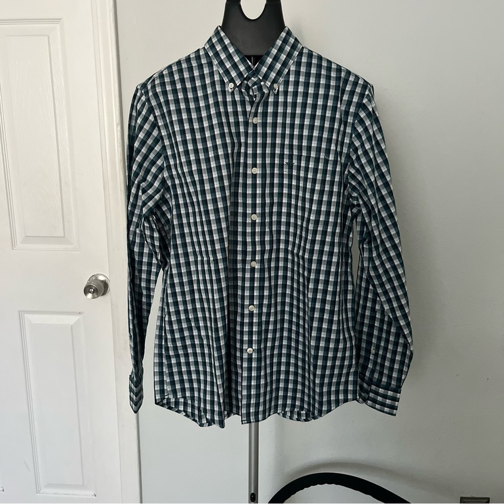 Men's Green Checkered Shirt